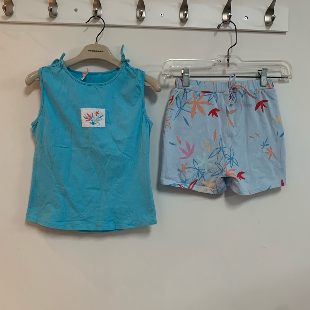 Vintage Girls Clayeux Cotton Short set